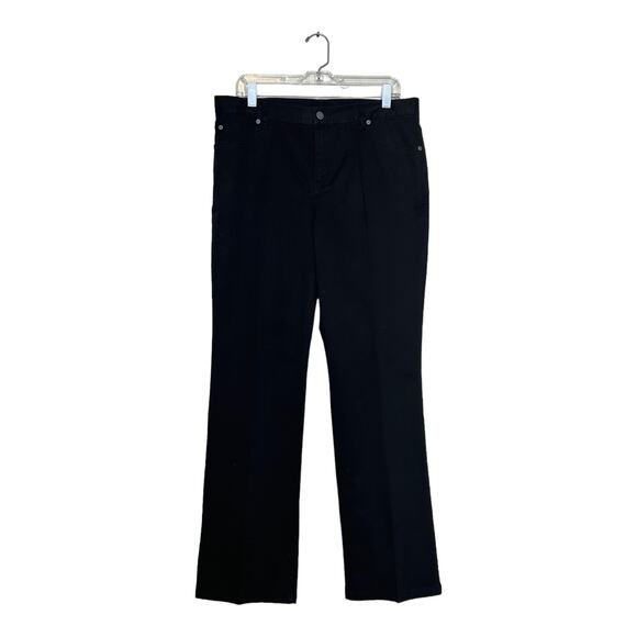 Sigrid Olsen black straight leg casual pants size 12 - Picture 8 of 12